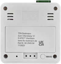 TFA Dostmann digitális rádiójel vezérelt ébresztőóra 60.2545 - Silver 3