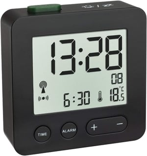 Digitálne rádiom riadené budíky TFA Dostmann 60.2545 - čierne