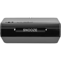 TFA Dostmann ICON 60.2543 digitalna budilica s radijskim upravljanjem, crveni LED zaslon, 2 razine osvjetljenja, funkcija odgode alarma (snooze), crna, 132x64x80 mm 5