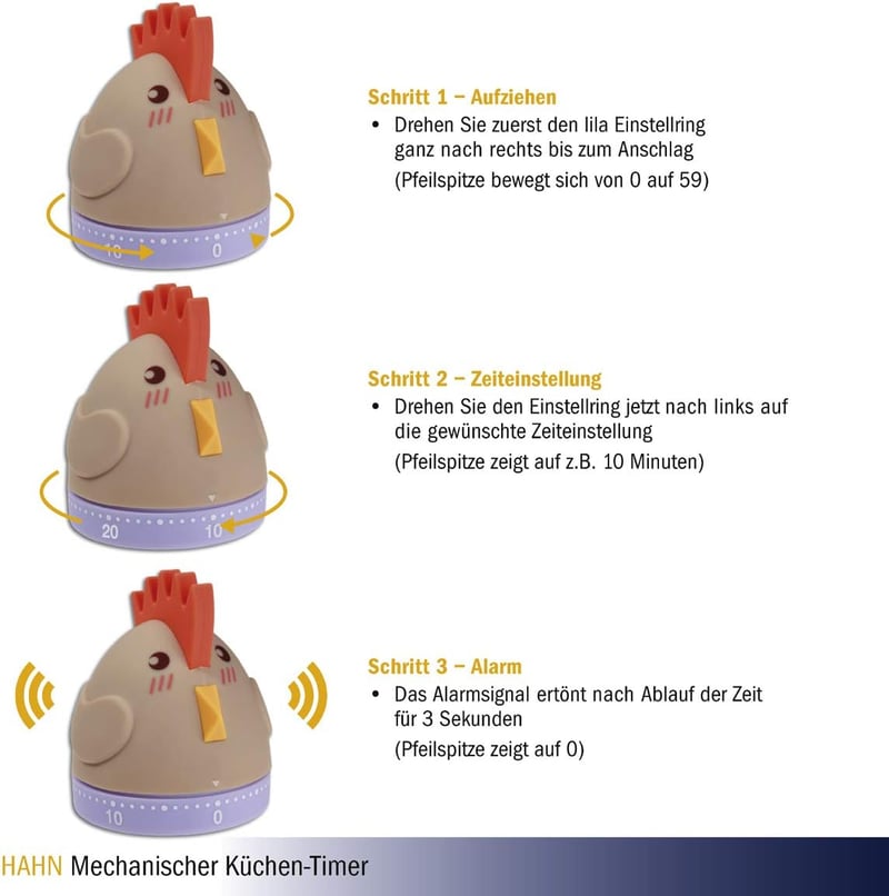 TFA Dostmann Konyhai Időzítő Digitális Percmérő - rooster