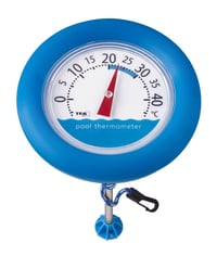 TFA Dostmann Poolwatch 40.2007 analogni termometar za bazen – plavi, velik, lako čitljiv termometar za temperaturu vode, za bazene, jacuzzije i jezerca 1