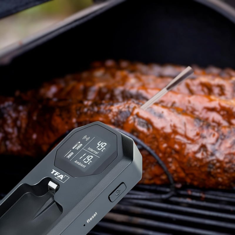 TFA Dostmann Smart BBQ 2 Wireless Húshőmérő 100m, Grillhőmérő, Füstölőhöz