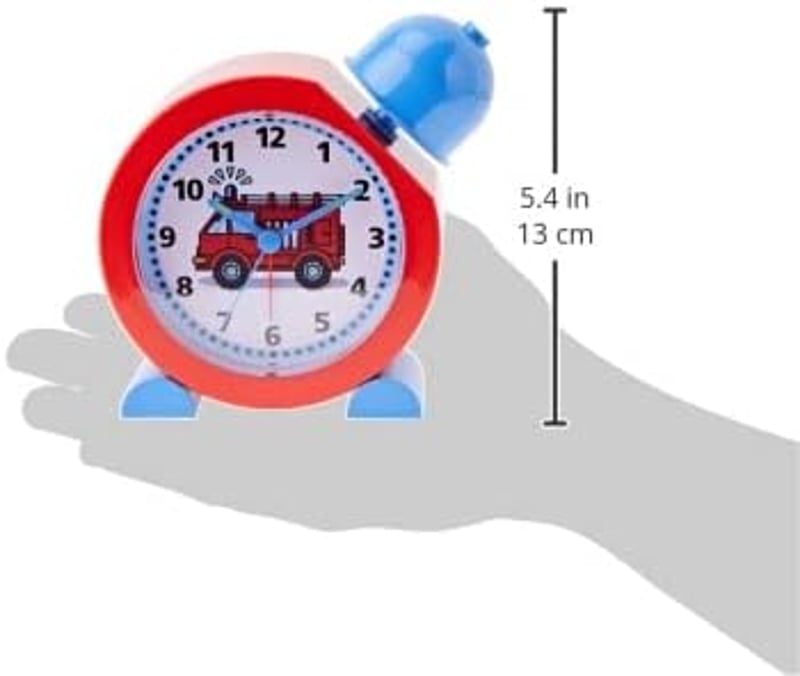 TFA Dostmann TatüTata piros tűzoltós analóg gyerekóra, egyszerű kezelés, 158x68x173mm - Fire brigade