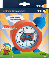 TFA Dostmann TatüTata piros tűzoltós analóg gyerekóra, egyszerű kezelés, 158x68x173mm - Fire brigade 2