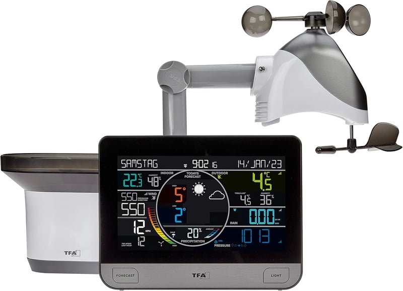 TFA Dostmann WLAN View PRO 6 az 1 időjárásállomás szenzorral, esőmérővel