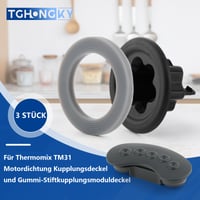 TGHongKy Spojka motora pre Thermomix TM31 – Náhradné gumové tesnenia, tesnenie hriadeľa motora a spojovací diel 2
