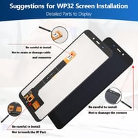 TGHongKy Oukitel WP32 kijelző csere LCD érintőképernyő digitalizáló panel szerelőkészlet 5