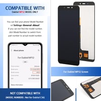 TGHongKy Oukitel WP32 kijelző csere LCD érintőképernyő digitalizáló panel szerelőkészlet 3