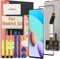 TGHongKy Xiaomi Redmi 10 4G kijelző csere LCD érintőképernyő digitalizáló panel fekete 1