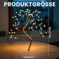 TGKYK LED Bonsai drvo stolna lampa sa 108 LED žaruljica, toplo bijela, USB i baterijsko napajanje, božićna dekoracija za interijere, vjenčanja i blagdane 2