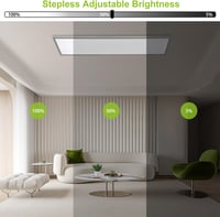 Thanger LED Mennyezeti Lámpa 100x25 cm, 28W Szabályozható Fényerő, Távirányítóval, 2700K-6500K Meleg-Hideg Fehér, Memória Funkcióval, Konyha 3