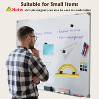 Thboxes 500 buc. plăcuțe magnetice autoadezive 10 x 10 mm pentru școală, birou și bricolaj 5