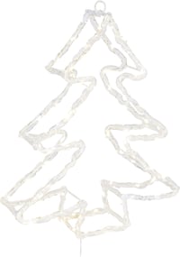 The Christmas Workshop LED Karácsonyfa Dekoráció - Akril Fénydekoráció 76 Meleg Fehér Fénnyel, 6 Órás Időzítővel, Bel- és Kültéri Használatr 7