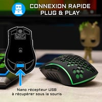 THE G-LAB Combo Tungsten Wireless Billentyűzet és Egér Szett Fekete 4