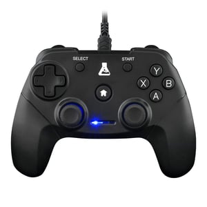 G-LAB K-Pad Thorium igraći kontroler za PC i PS3 – USB žičani gamepad s ugrađenom vibracijom, joystick, kompatibilan s Windows 10/11, crni