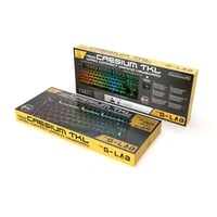 Tastatură Gaming THE G-LAB Keyz Caesium TKL – 87 Taste, Cu Fir USB, AZERTY, Iluminare LED Multicoloră, Fără Bloc Numeric, PC/PS4/PS5/Xbox, Negru 7