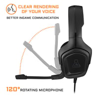 Herné slúchadlá THE G-LAB Korp Cobalt – biele, stereo mikrofón, ultraľahké, hlboké basy, 3,5 mm jack – PC, PS4, PS5, Xbox One, Mac, Nintendo Switch 3