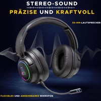 Bezdrôtové herné slúchadlá The G-Lab Korp Iridium, 2,4 GHz, Bluetooth, 45 h výdrž batérie, RGB, odnímateľný mikrofón, čierne, pre PS5, PS4, PC, Switch, Android 2