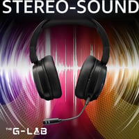 Bezdrôtové herné slúchadlá The G-Lab Korp Promethium – Bluetooth, 2,4 GHz, káblový režim – PS4, PS5, PC, Switch – odnímateľný mikrofón, RGB 7