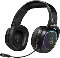 Bezdrôtové herné slúchadlá The G-Lab Korp Promethium – Bluetooth, 2,4 GHz, káblový režim – PS4, PS5, PC, Switch – odnímateľný mikrofón, RGB 1