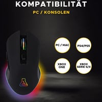 THE G-LAB Kult Helium vezeték nélküli gaming egér - 6400 DPI, RGB háttérvilágítás 5
