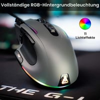 Herná myš The G-LAB Kult Nitrogen Core – optický senzor Avago 10 000 DPI, RGB, nastaviteľná hmotnosť, 11 programovateľných tlačidiel, ultraľahká, čierna 3