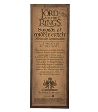 Otvárač na listy Narsil od The Noble Collection, Elendil 2