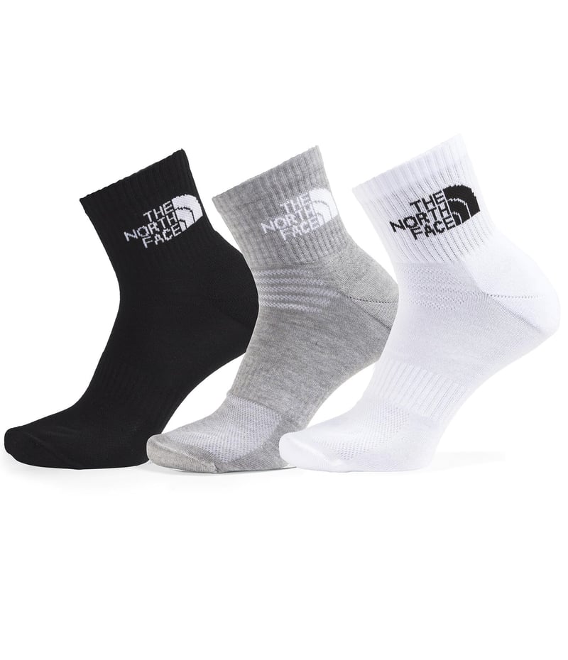 Pánske ponožky The North Face Multi Sport Cush Quarter Sock 3P, 3 páry, čierne, veľkosť L