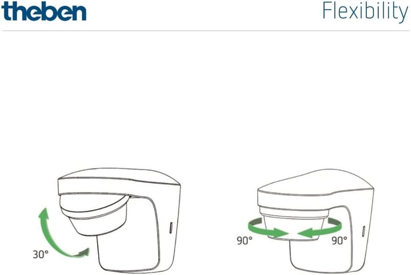 Theben Motion 1010510 Mozgásérzékelő Fali Kapcsoló