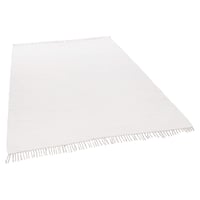Theko Happy Cotton tkaný koberec – biely – 60x120 cm 1