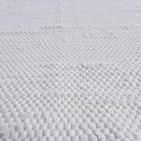 Theko Happy Cotton Síkszövött Szőnyeg Fehér 60x120 cm Kézzel Szőtt - 60 x 120 cm (Rectangular), White 3