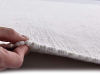Theko Happy Cotton Síkszövött Szőnyeg Fehér 60x120 cm Kézzel Szőtt - 60 x 120 cm (Rectangular), White 4