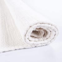 Theko Happy Cotton Síkszövött Szőnyeg Fehér 60x120 cm Kézzel Szőtt - 60 x 120 cm (Rectangular), White 6