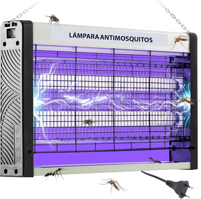 THEMPUS 20W Elektromos Szúnyogirtó Lámpa Beltéri Használatra - Hatékony Rovarcsapda Szúnyogok és Legyek Ellen