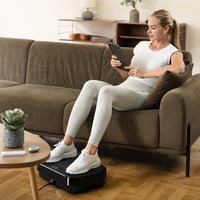 TheNeat rezgő vibrációs tréner lemez, multifunkciós gyakorlatlap farizomra és lábra, teljes test alakformáláshoz, fekete 4