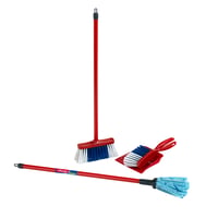 Theo Klein 6765 Stație de curățenie Vileda set de jucărie pentru copii – Mătură, mop și accesorii – 25x25x66 cm – De la 3 ani 2