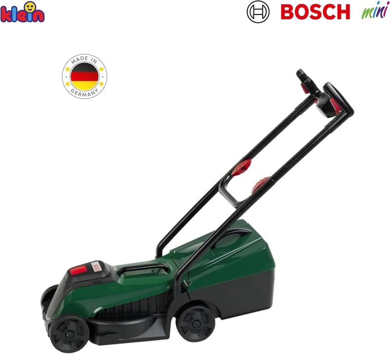 Theo Klein Bosch Rotak Játék Fűnyíró Fény és Hang Effektekkel - Kerti Játékszerszám 3 Éves Kortól, Készségfejlesztő Gyerekjáték