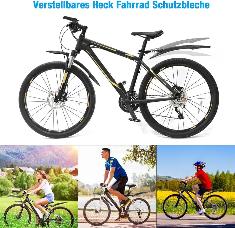 Therlan kerékpár sárvédő szett 26-29 hüvelykes MTB biciklire elöl-hátul