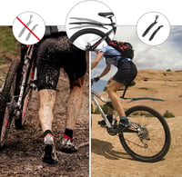 Therlan kerékpár sárvédő szett 26-29 hüvelykes MTB biciklire elöl-hátul 4
