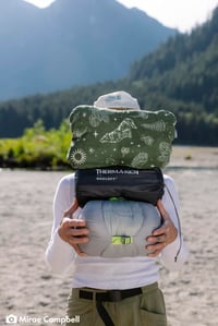 Therm-a-Rest kompresijski jastuk za kampiranje, mala veličina, 30,5 x 40,6 cm, boja šume, za planinarenje i putovanja 5