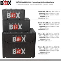 THERM BOX 12BL Polystyrénový box, chladiaci box 12 litrov, vnútorné rozmery 36x26x13 cm, opakovane použiteľný, izolovaný termobox, polystyrén 3