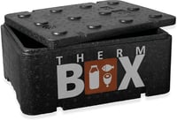 THERM BOX 12BL Polystyrénový box, chladiaci box 12 litrov, vnútorné rozmery 36x26x13 cm, opakovane použiteľný, izolovaný termobox, polystyrén 1