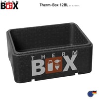 THERM BOX 12BL Polystyrénový box, chladiaci box 12 litrov, vnútorné rozmery 36x26x13 cm, opakovane použiteľný, izolovaný termobox, polystyrén 7
