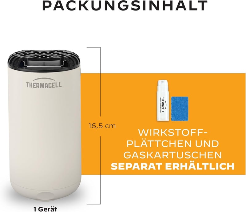Thermacell Szúnyogriasztó Készülék 20m² Hatótáv Szagtalan Gyors Hatás Fehér