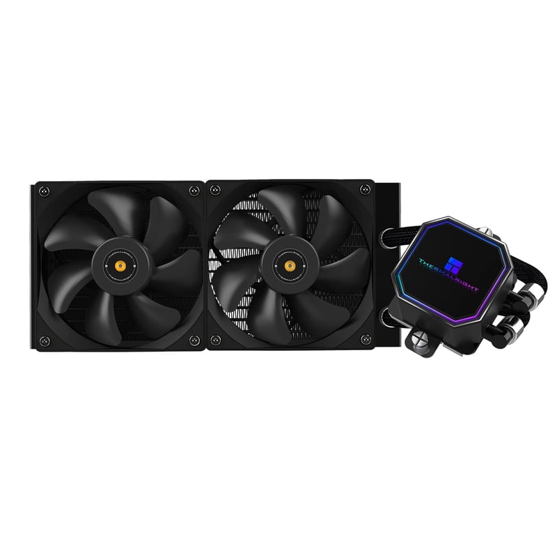 Thermalright Frozen Prism 240 fekete CPU vízűtő 2 PWM ventilátorral