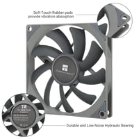 Thermalright TL-9015R CPU ventilátor 90 mm, 15 mm slim, 4 tűs PWM, 2700 RPM 4