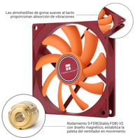 Thermalright TL-9015R CPU Hűtőventillátor 90mm PWM 4PIN, 15mm Ultra-Vékony, 2700RPM, Számítógép Ház Hűtés 1