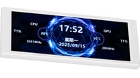 Sistem de răcire cu lichid AIO Thermalright Trofeo Vision LCD, ecran de 17,4 cm, monitor USB-C pentru monitorizarea hardware în timp real, cu teme predefinite și DIY, pentru PC de gaming, alb 1
