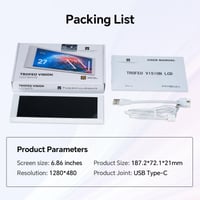 Sistem de răcire cu lichid AIO Thermalright Trofeo Vision LCD, ecran de 17,4 cm, monitor USB-C pentru monitorizarea hardware în timp real, cu teme predefinite și DIY, pentru PC de gaming, alb 6