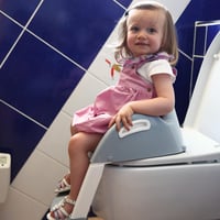 Thermobaby Kiddyloo detské WC sedadlo so schodíkmi - smaragdovozelená - nastaviteľné nožičky, protišmykový povrch, skladacie - od 18 mesiacov 6